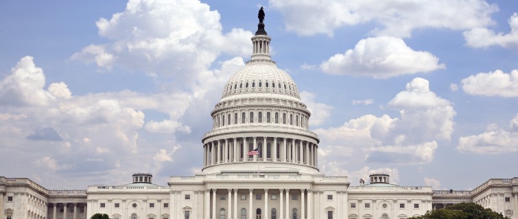 U.S. Capitol building dome.