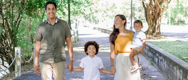 Tahina Montoya and her family