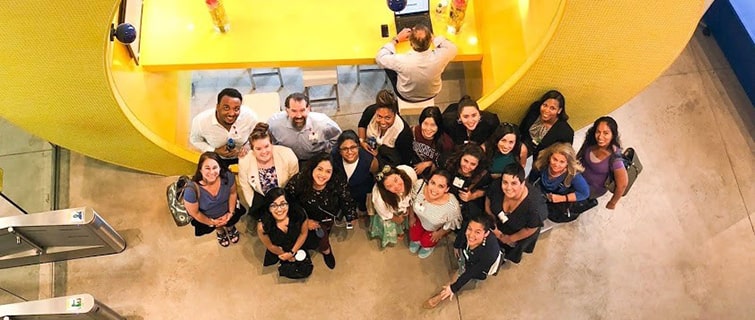 students at Google's Dublin HQ