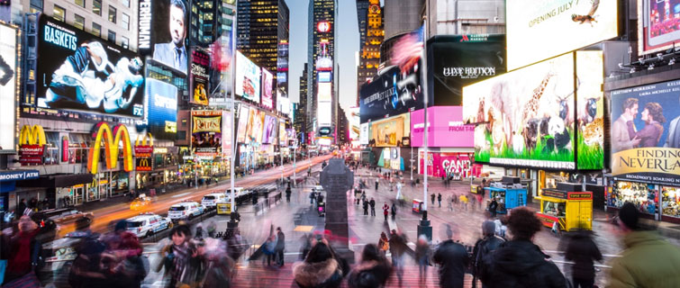 Times Square billboards