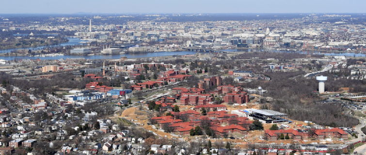Panoramic view of Congress Heights in Southeast Washington, D.C.