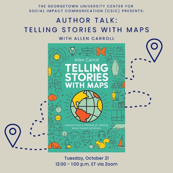 Author Talk: Telling Stories with Maps with Allen Carroll