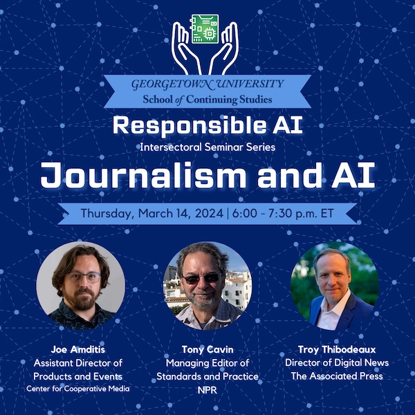 Responsible AI Intersectoral Seminar Series Journalism