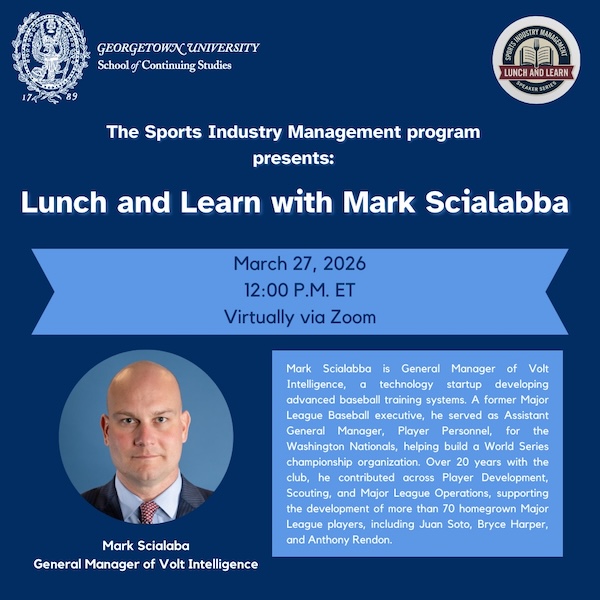 Lunch and Learn with Mark Scialabba