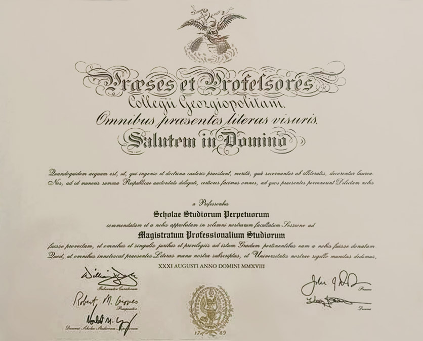 Georgetown Diploma
